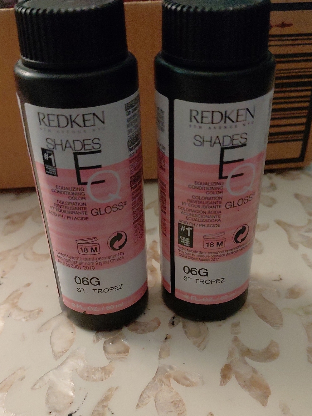 Redken Shades Gloss 06G St. Tropez - 2 2oz Bottles Of Redken Color